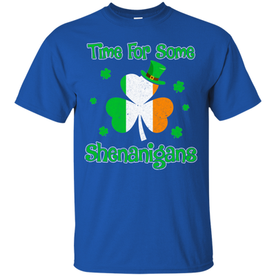 St. Patrick's Time For Some Shenanigans Funny Party-T-Shirt & Hoodie-Classic T-Shirt-Royal