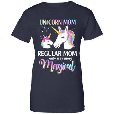 Mamacorn Unicorn Mom Like A Regular Mom Mothers Day-T-Shirt & Hoodie-Women's T-Shirt-Navy
