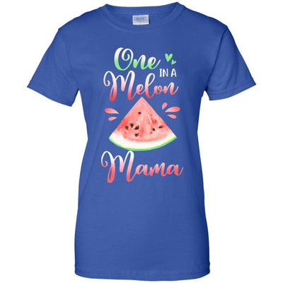 One In A Melon Mama Watermelon Birthday Mothers Day-T-Shirt & Hoodie-Women's T-Shirt-Royal