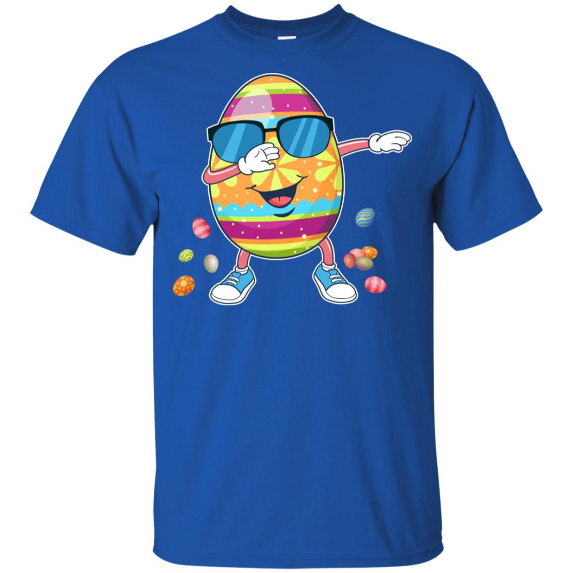 Easter Funny Birthday Dabbing Egg Gift Kids Youth-Youth Shirt-Youth T-Shirt-Royal