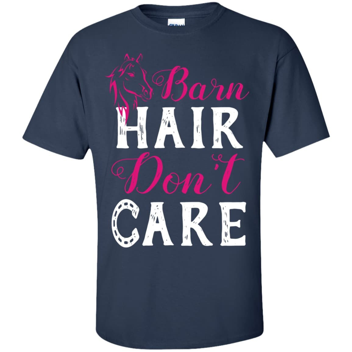 Barn Hair Don't Care-T-Shirt & Hoodie-Classic T-Shirt-Navy