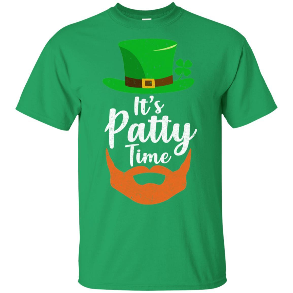 It's Patty Time Bearded Man St Patrick's Day