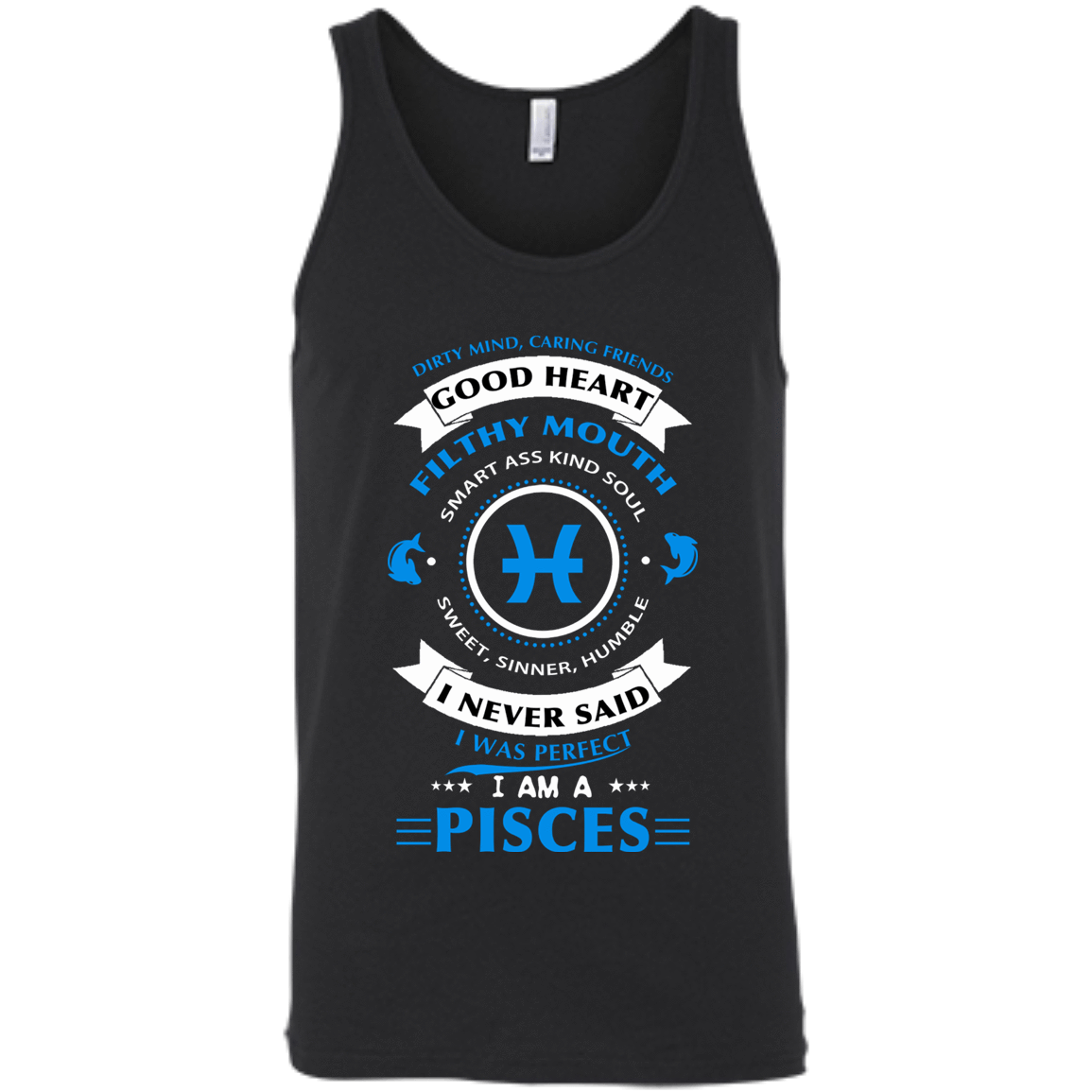 I'm A Pisces-T-Shirt & Hoodie-Unisex Tank-Black
