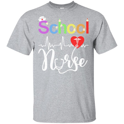 Funny Elementary And Middle School Nurse Gifts-T-Shirt & Hoodie-Classic T-Shirt-Sport Grey
