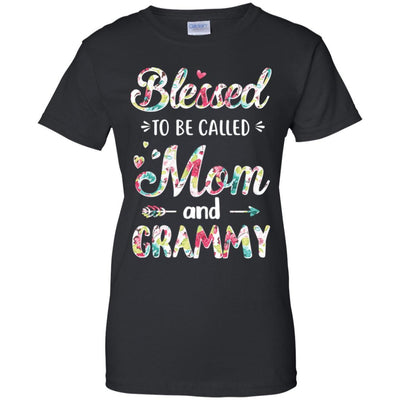 Mothers Day Gifts Blessed To Be Called Mom And Grammy-T-Shirt & Hoodie-Women's T-Shirt-Black