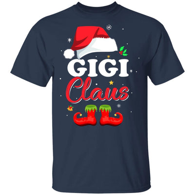 Santa Gigi Claus Matching Family Pajamas Christmas Gifts-T-Shirt & Sweatshirt-Classic T-Shirt-Navy