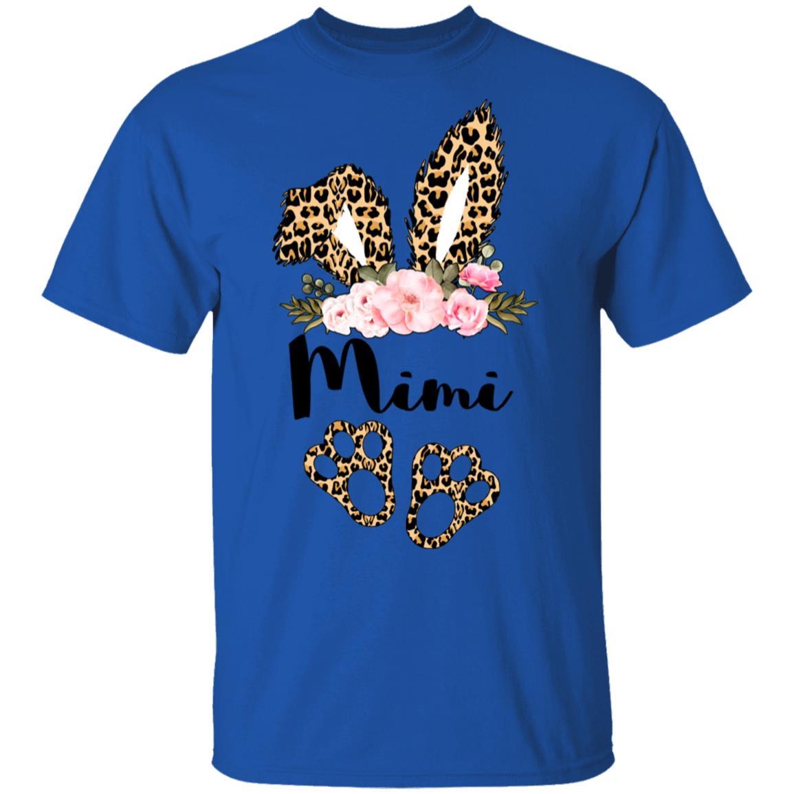 Flower Leopard Bunny Mimi Easter Day Women Gifts-T-Shirt & Hoodie-Classic T-Shirt-Royal