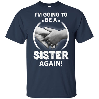 I'm Going To Be A Sister Again New Sister Youth-Youth Shirt-Youth T-Shirt-Navy