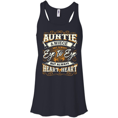 Auntie And Niece Not Always Eye To Eye-T-Shirt & Hoodie-Women's Flowy Racerback Tank-Midnight