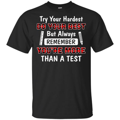 Try Your Hardest Do Your Best Matching Buffalo Teacher-T-Shirt & Hoodie-Classic T-Shirt-Black