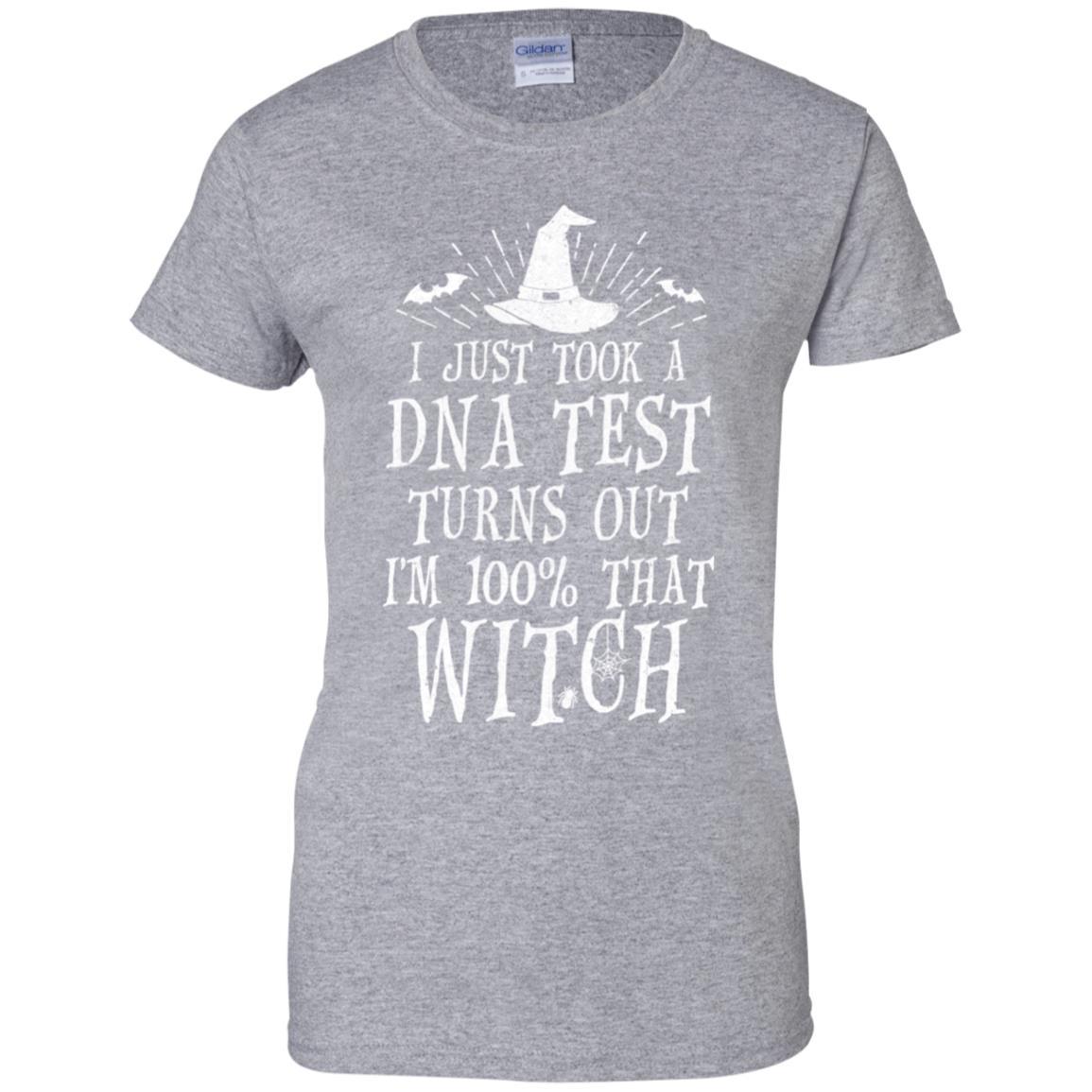 Im 100 Percent With That Witch Halloween Funny Costume-T-Shirt & Tank Top-Women's T-Shirt-Sport Grey