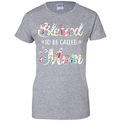 Mothers Day Gifts Blessed To Be Called Mom-T-Shirt & Hoodie-Women's T-Shirt-Sport Grey