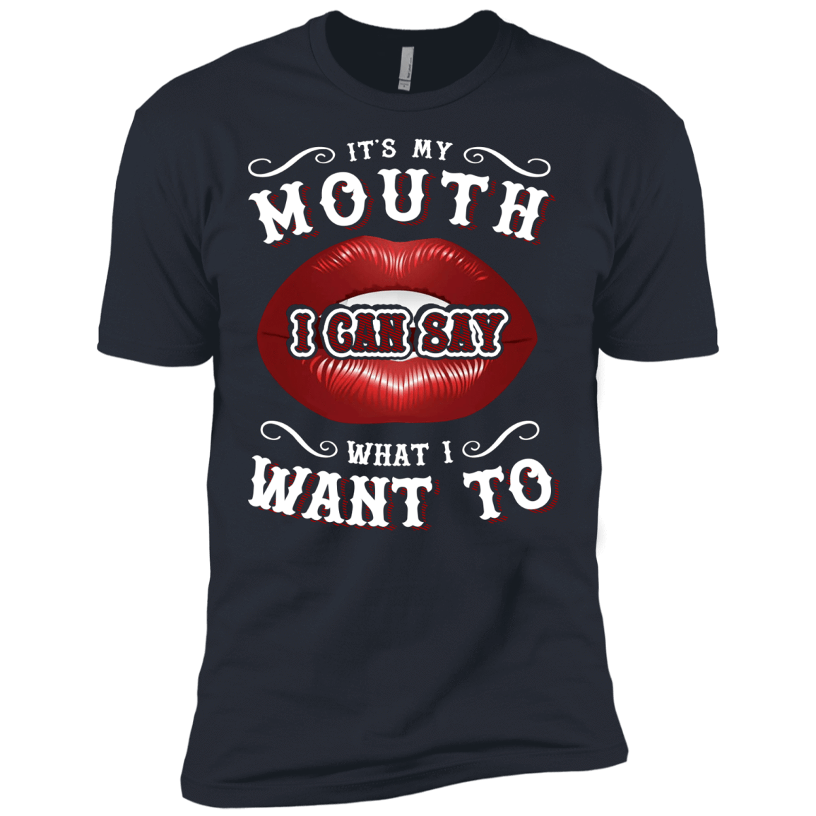 It's My Mouth-T-Shirt & Hoodie-Premium T-Shirt-Indigo