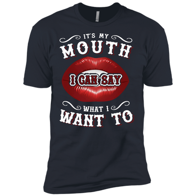 It's My Mouth-T-Shirt & Hoodie-Premium T-Shirt-Indigo