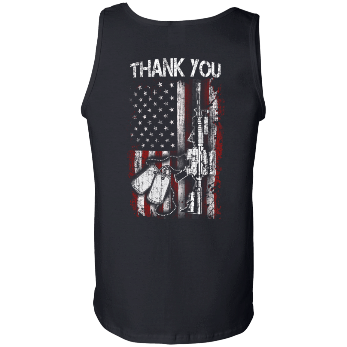 THANK YOU-T-Shirt & Hoodie-Unisex Tank-Black