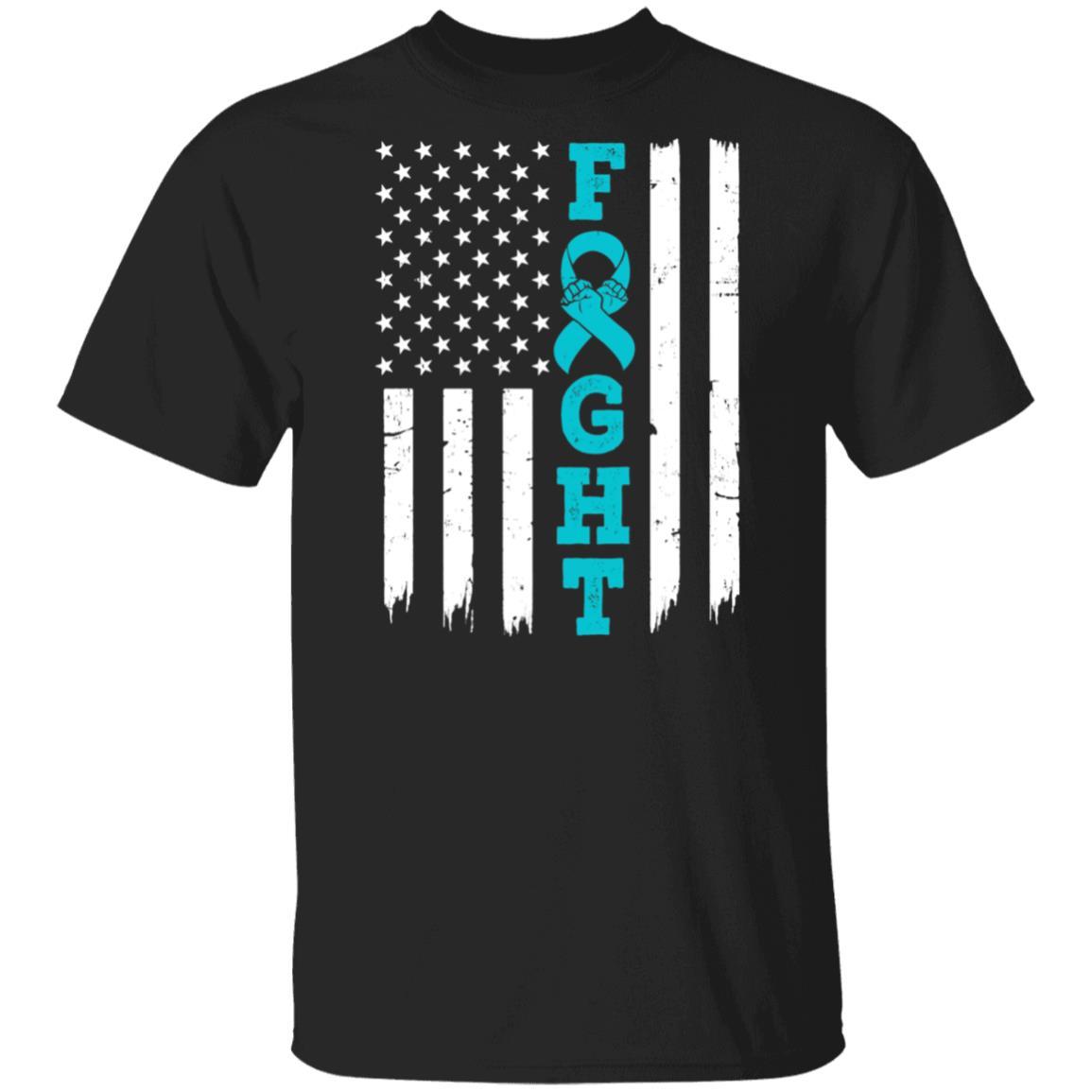 Dysautonomia Awareness American Flag Distressed