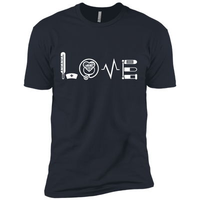 MY LOVE NURSING NURSE-T-Shirt & Hoodie-Premium T-Shirt-Indigo