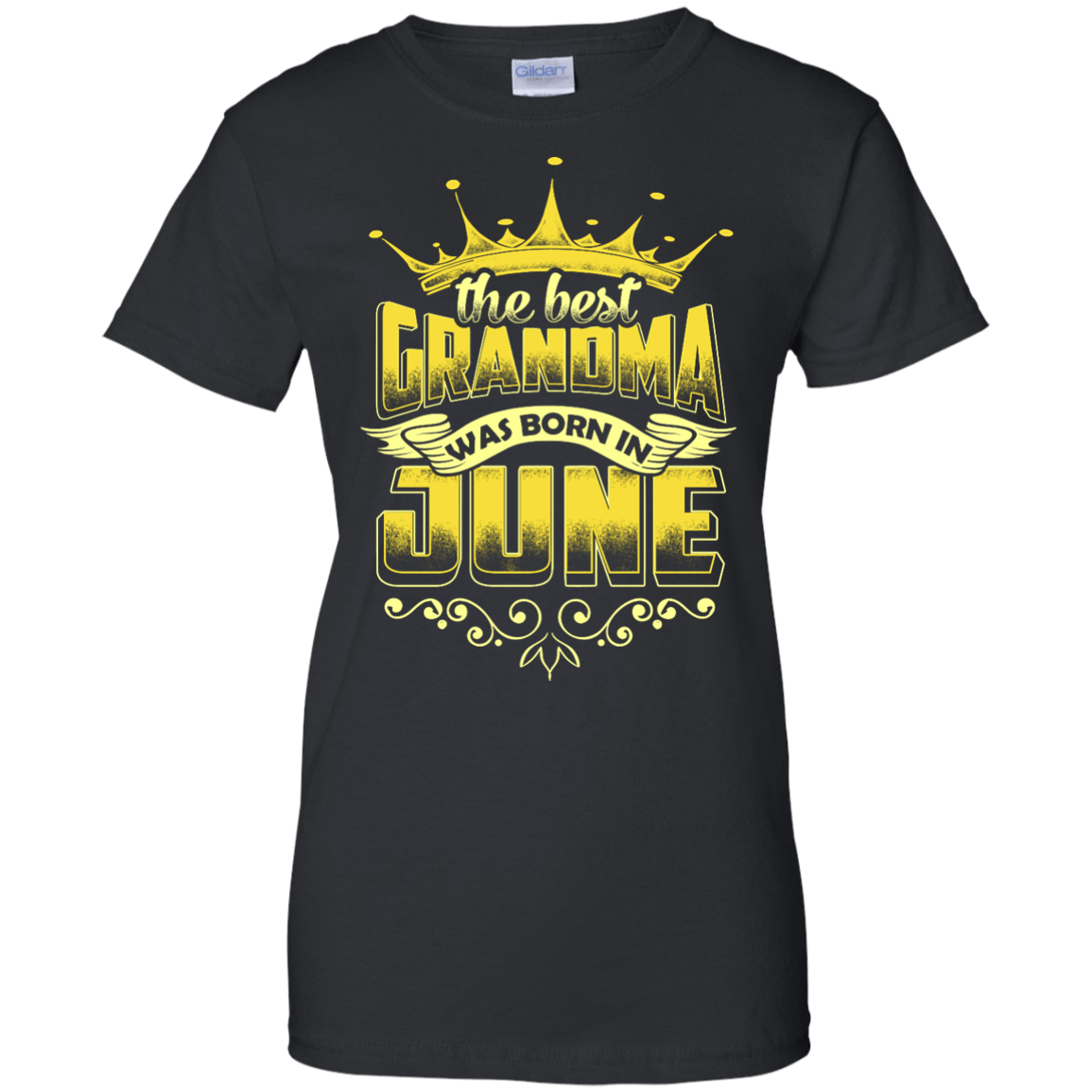 The Best Grandma Was Born In June-T-Shirt & Hoodie-Women's T-Shirt-Black