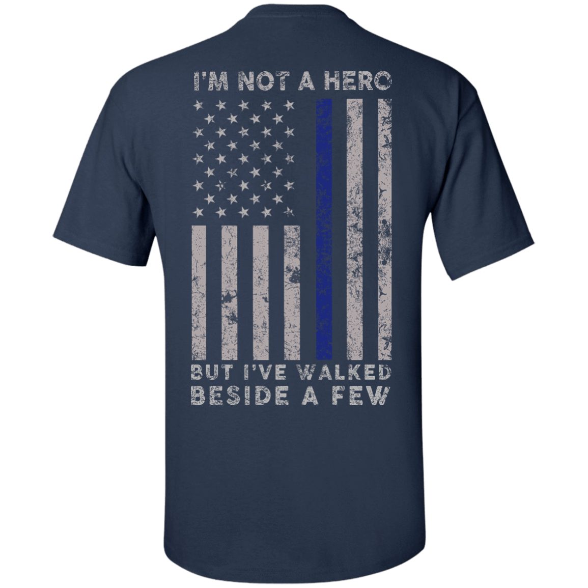 I'm Not A Hero-T-Shirt & Hoodie-Classic T-Shirt-Navy