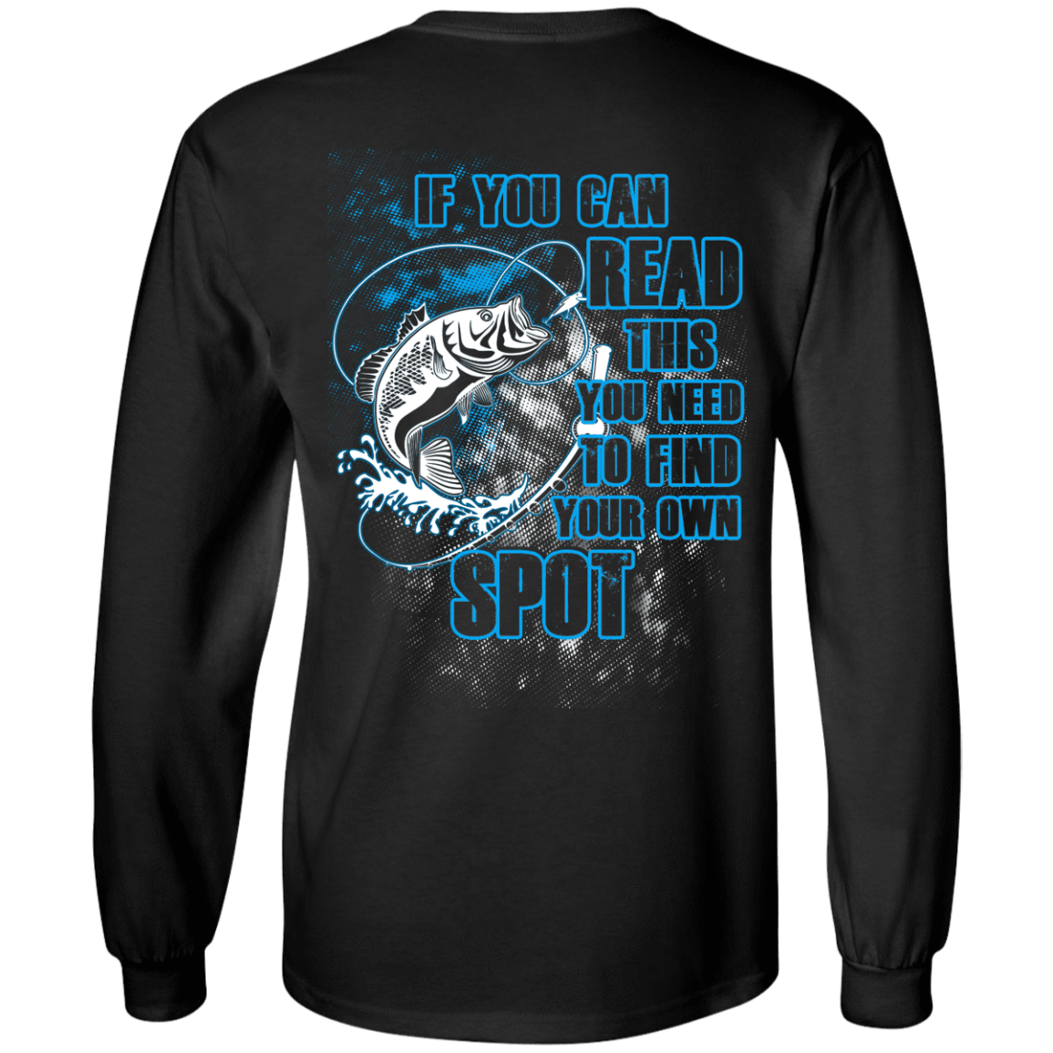 Need To Own Spot Fishing-T-Shirt & Hoodie-Long Sleeve T-Shirt-Black
