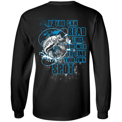 Need To Own Spot Fishing-T-Shirt & Hoodie-Long Sleeve T-Shirt-Black