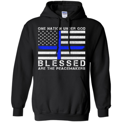 One Nation Under God-T-Shirt & Hoodie-Pullover Hoodie-Black