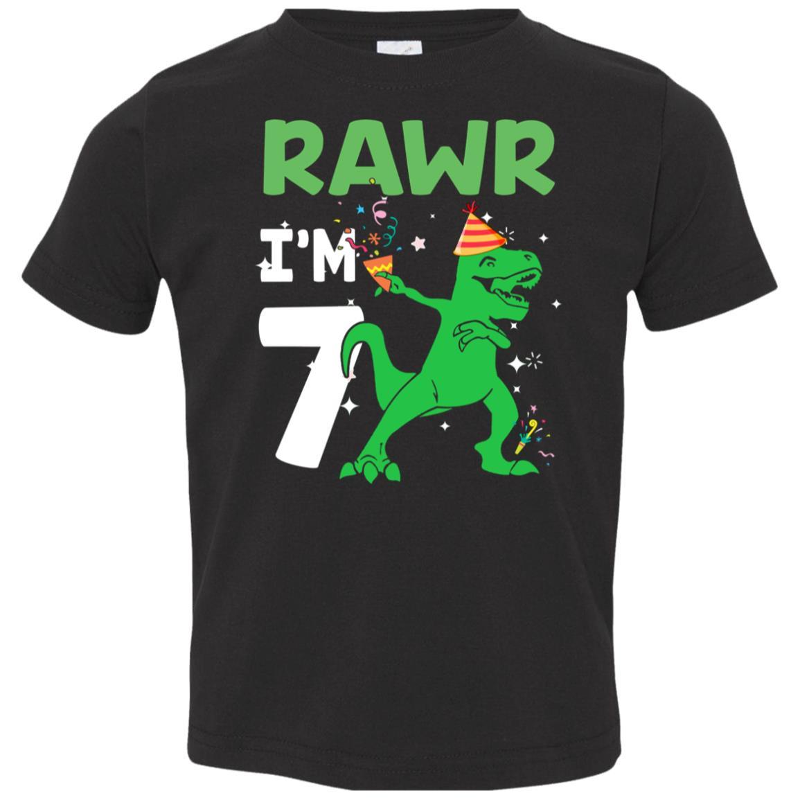 Rawr I'm 9 Birthday Gifts 2012 Dinosaur For Boys Youth-Youth Shirt-Toddler T-Shirt-Black