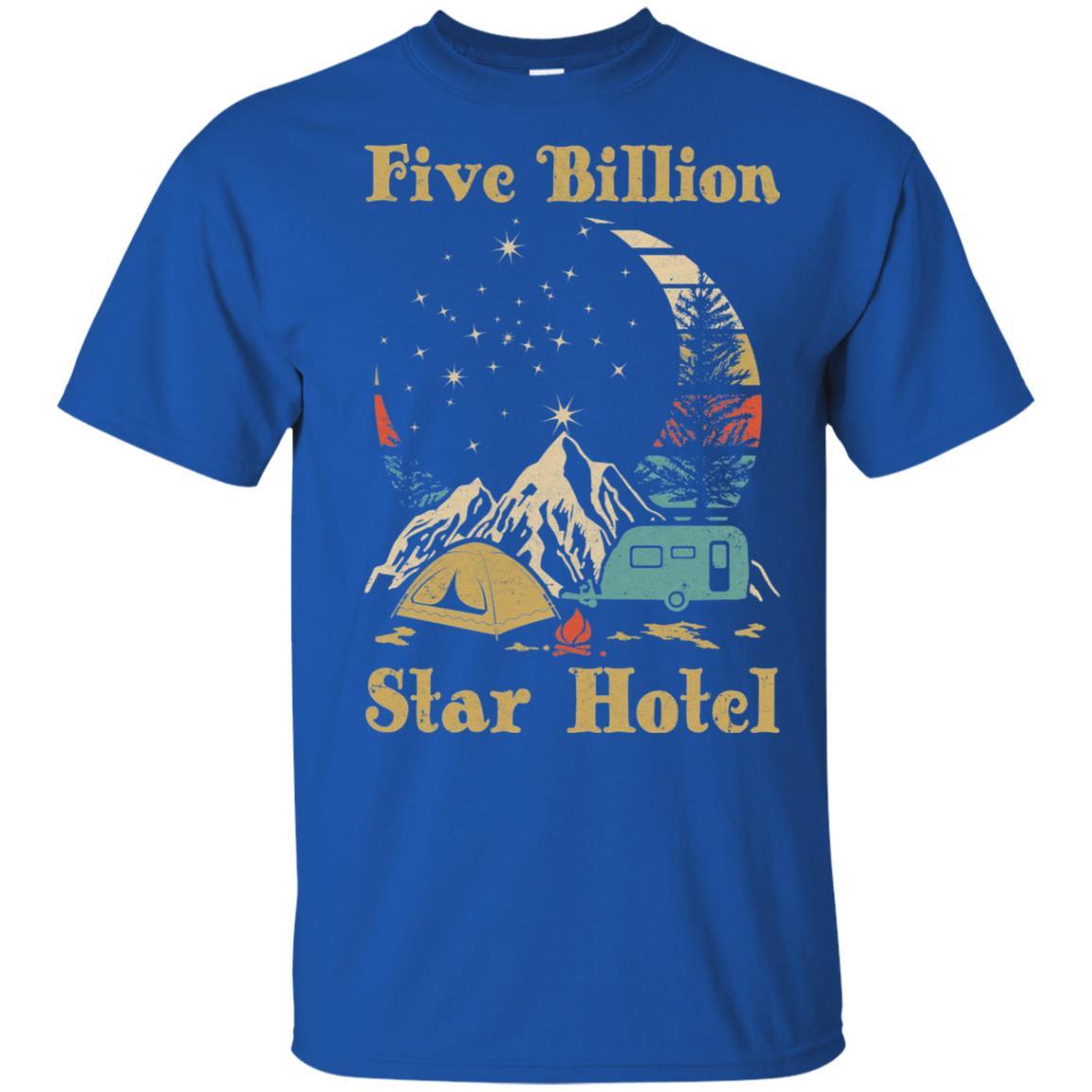 Vintage Five Billion Star Hotel Moom Camping-T-Shirt & Hoodie-Classic T-Shirt-Royal