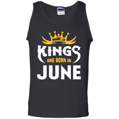 Kings Are Born In June-T-Shirt & Hoodie-Unisex Tank-Black