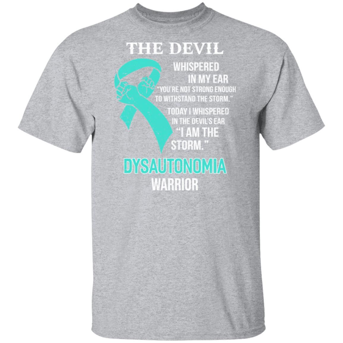 I Am The Storm Support Dysautonomia Awareness-T-Shirt & Hoodie-Classic T-Shirt-Sport Grey