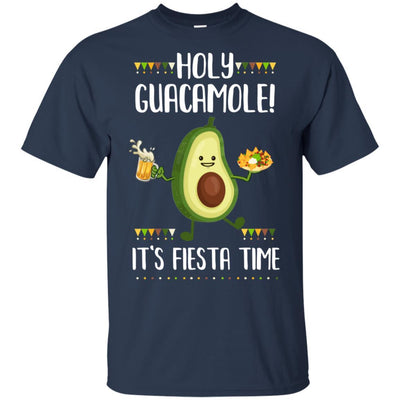 Holy Guacamole It's Fiesta Time Funny Cinco De Mayo-T-Shirt & Hoodie-Classic T-Shirt-Navy