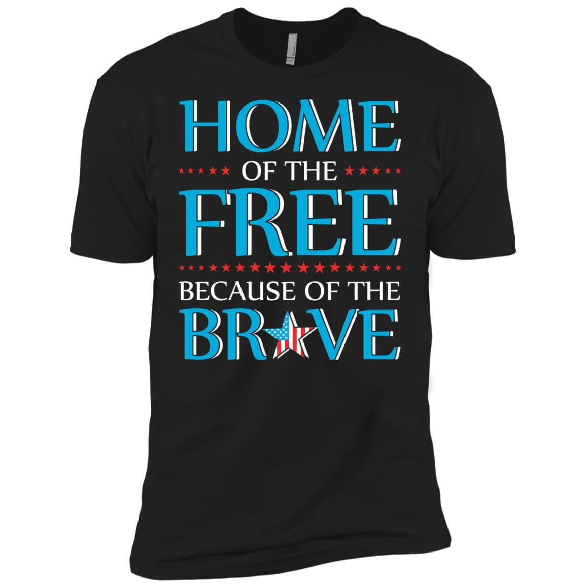 Home Of The Free-T-Shirt & Hoodie-Premium T-Shirt-Black