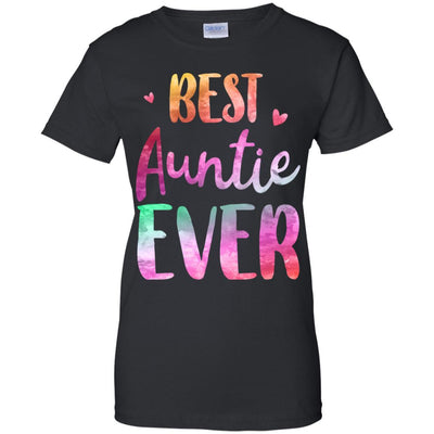 Best Auntie Ever Cute Funny Mothers Day Gift-T-Shirt & Tank Top-Women's T-Shirt-Black