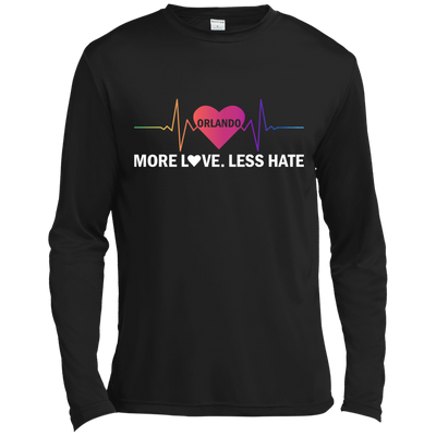 More Love Less Hate - Orlando-T-Shirt & Hoodie-Long Sleeve T-Shirt-Black