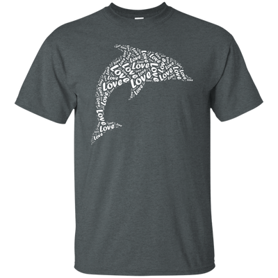 I Love Dolphin-T-Shirt & Hoodie-Classic T-Shirt-Dark Heather