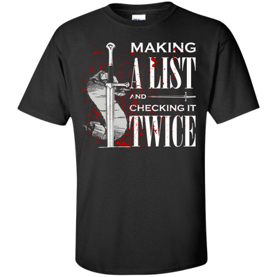 Making A List And Check It-T-Shirt & Hoodie-Classic T-Shirt-Black