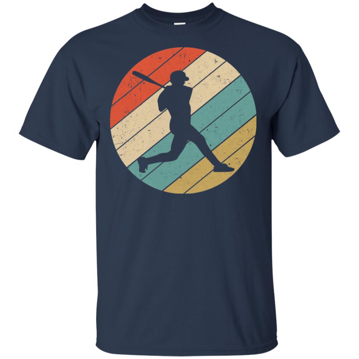 Retro Vintage Baseball Softball Gifts-T-Shirt & Tank Top-Classic T-Shirt-Navy
