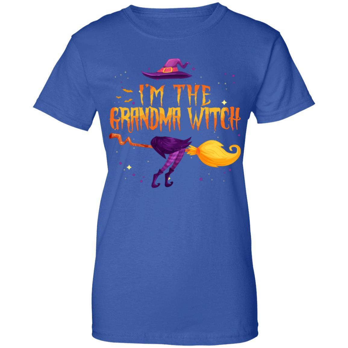 I Am The Grandma Witch Halloween Costume Gift-T-Shirt & Hoodie-Women's T-Shirt-Royal