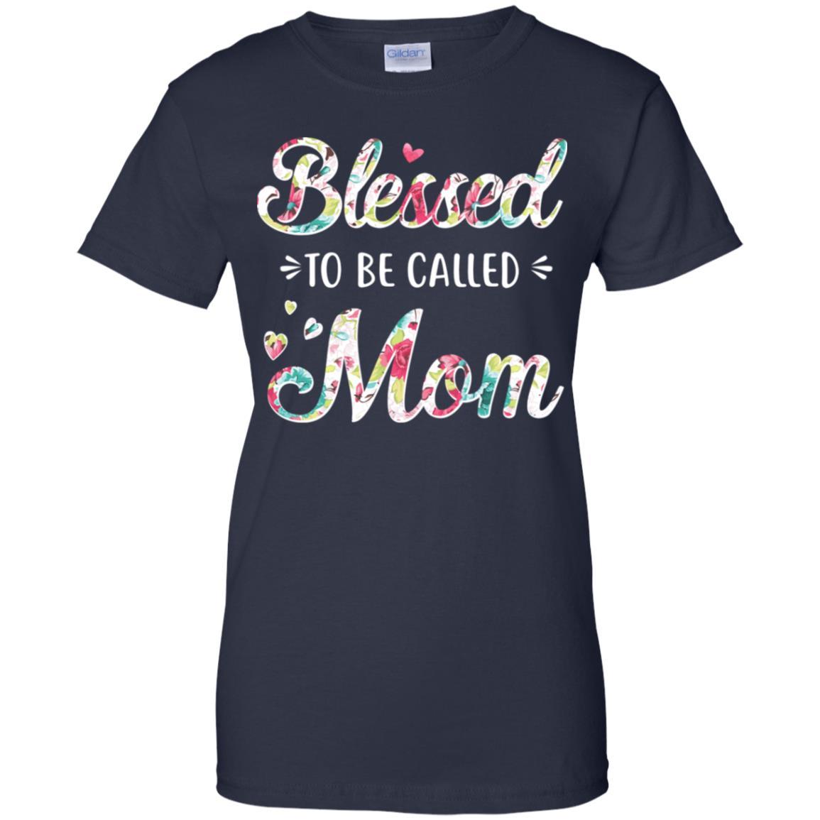 Mothers Day Gifts Blessed To Be Called Mom-T-Shirt & Hoodie-Women's T-Shirt-Navy