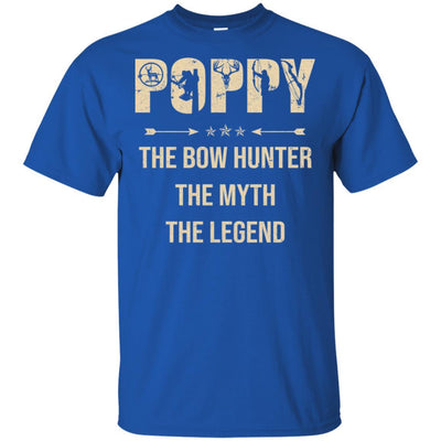 Poppy The Bow Hunter The Myth The Legend Funny Hunting-T-Shirt & Hoodie-Classic T-Shirt-Royal