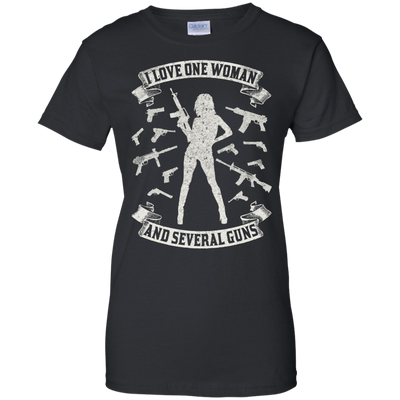I Love One Woman And Several Guns-T-Shirt & Hoodie-