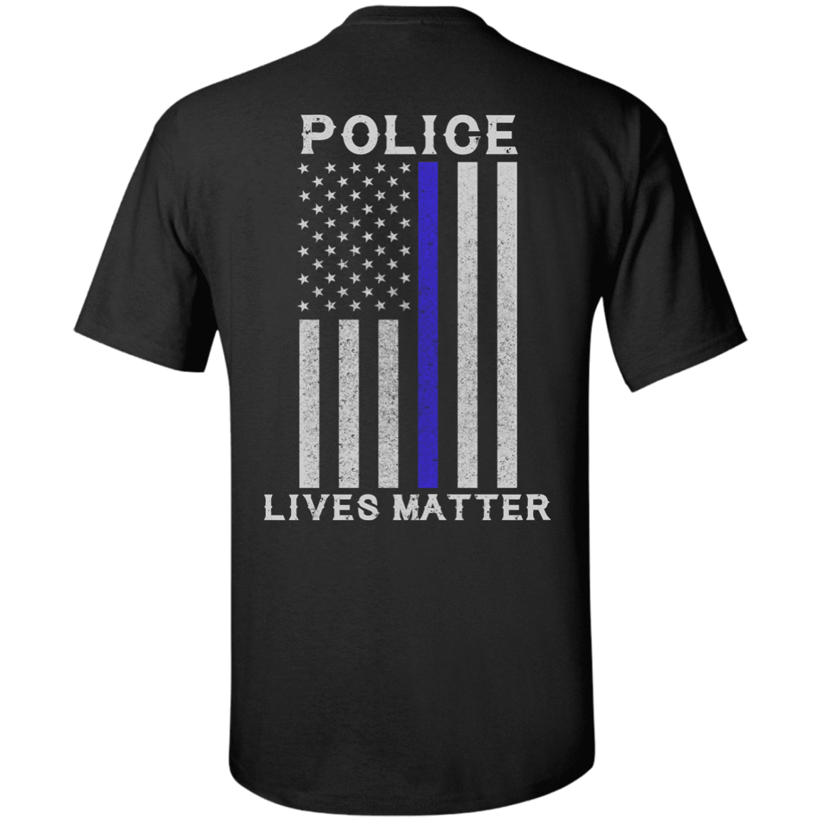 Police Lives Matter Thin Blue Line-T-Shirt & Hoodie-Classic T-Shirt-Black