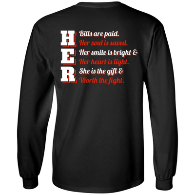 Her Bills Are Paid Her Soul Is Saved-T-Shirt & Hoodie-Long Sleeve T-Shirt-Black