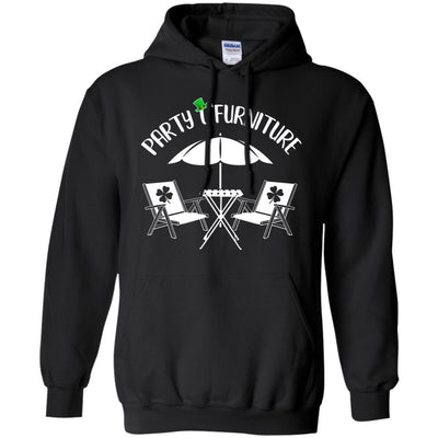 Funny St Patrick's Day Patty O'Furniture-T-Shirt & Hoodie-Pullover Hoodie-Black