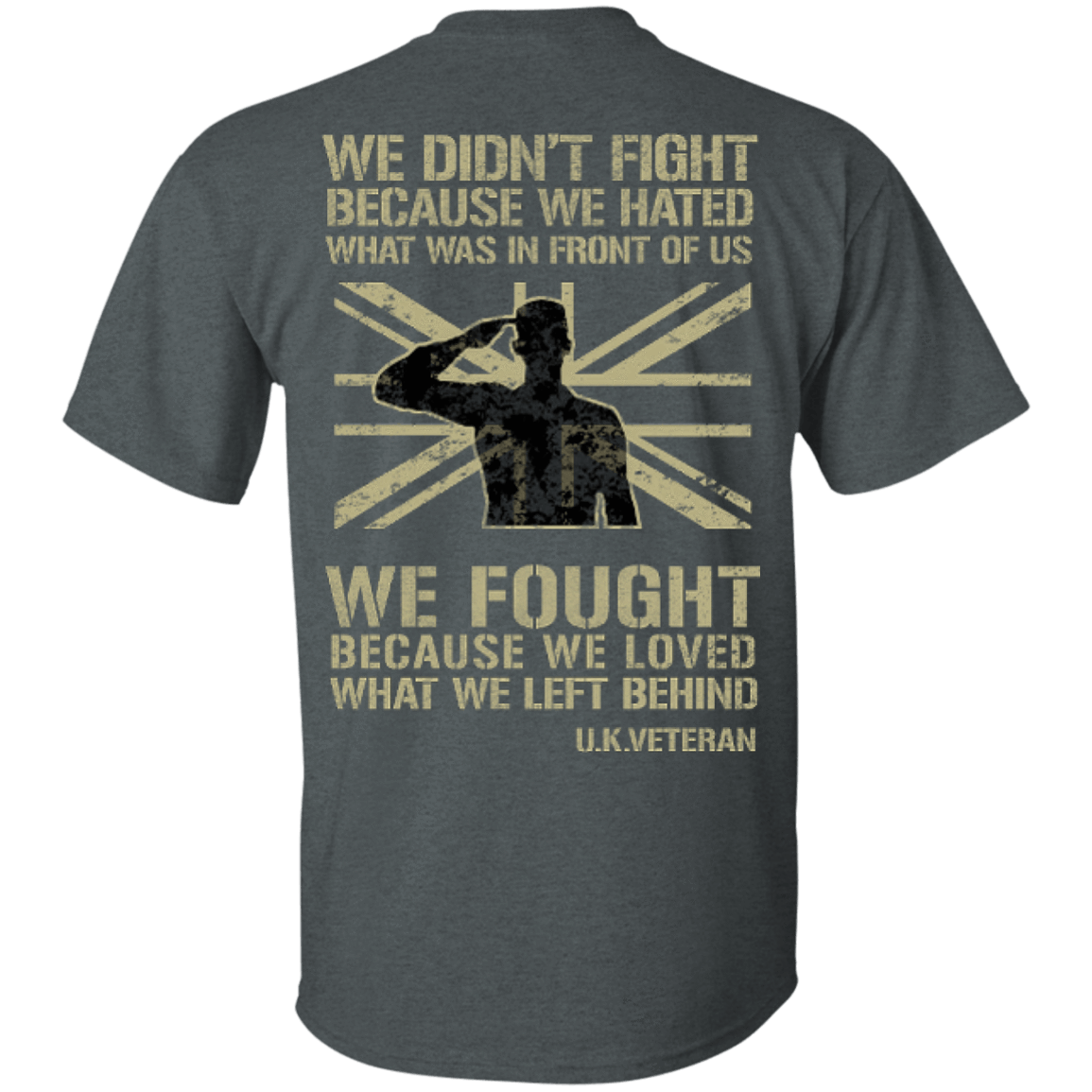 UK Veteran Affairs-T-Shirt & Hoodie-Classic T-Shirt-Dark Heather