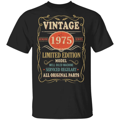 Vintage 1975 46th Birthday All Original Parts Gift-T-Shirt & Hoodie-Classic T-Shirt-Black