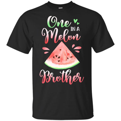 One In A Melon Brother Watermelon Funny Birthday Gifts-T-Shirt & Hoodie-Classic T-Shirt-Black