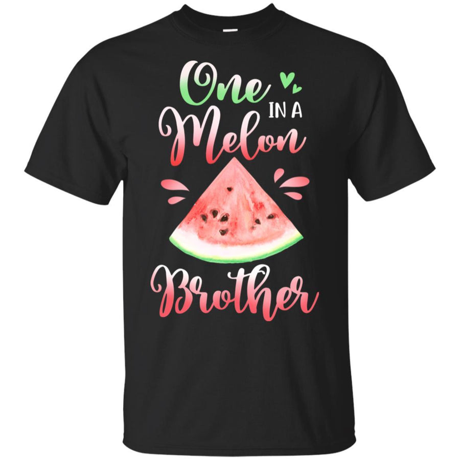 One In A Melon Brother Watermelon Funny Birthday Gifts-T-Shirt & Hoodie-Classic T-Shirt-Black