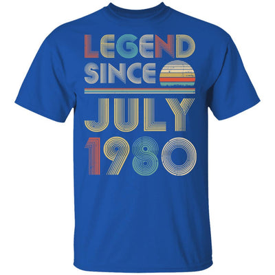 Legend Since July 1980 Vintage 41th Birthday Gifts-T-Shirt & Hoodie-Classic T-Shirt-Royal