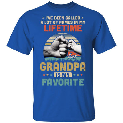 I've Been Called A Lot Of Names Grandpa Is My Favorite Gift-T-Shirt & Hoodie-Classic T-Shirt-Royal